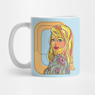 Flower Power Lady Mug